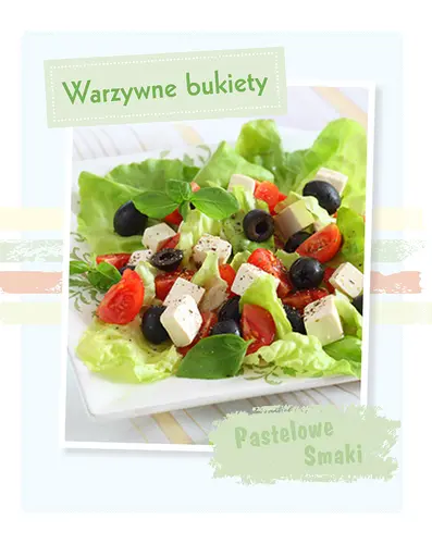 Okładka: Pastelowe Smaki. Warzywne Bukiety