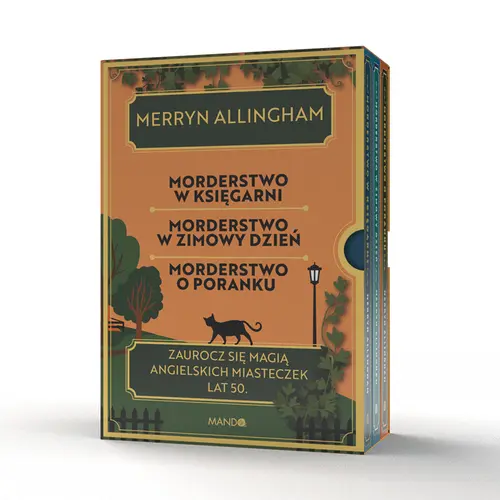 Okładka: Morderstwo w księgarni, Morderstwo w zimowy dzień, Morderstwo o poranku