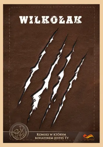 Okładka: Komiks paragrafowy. Wilkołak