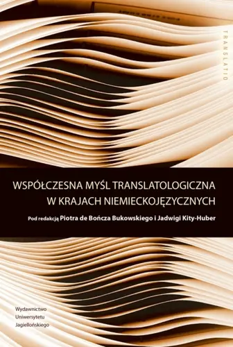 Okładka: Współczesna myśl translatologiczna w krajach niemieckojęzycznych