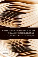 Okładka: Współczesna myśl translatologiczna w krajach niemieckojęzycznych