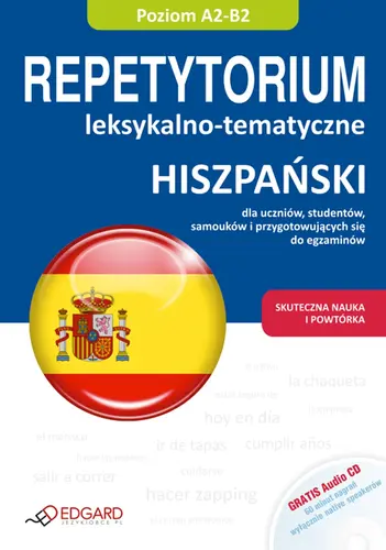 Okładka: Hiszpański - Repetytorium leksykalno-tematyczne A2-B2