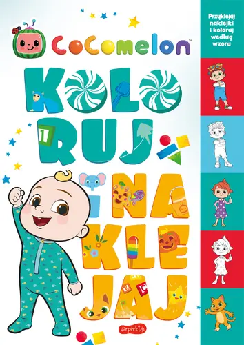 Okładka: Cocomelon. Koloruj i naklejaj