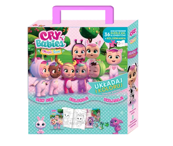 Okładka: Cry Babies. Układaj i koloruj.