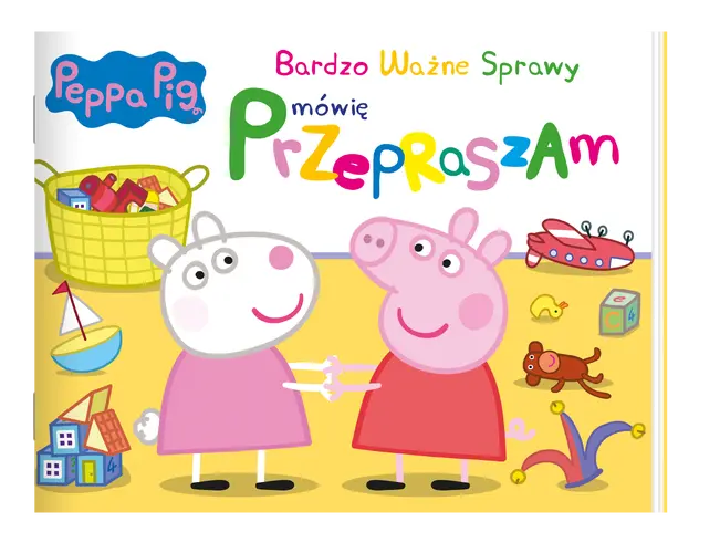Okładka: Peppa Pig Bardzo Ważne Sprawy cz. 14 Mówię przepraszam