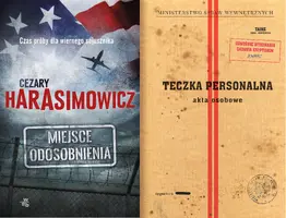 Okładka: Miejsce odosobnienia + Akta osobowe