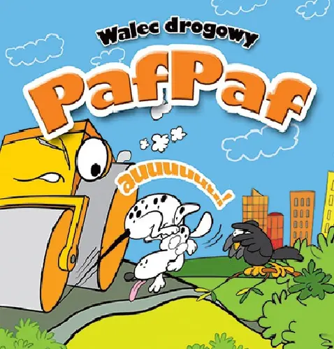 Okładka: Walec drogowy PafPaf. Mini zwierzątka
