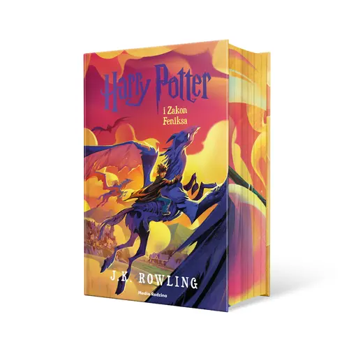 Okładka: Harry Potter i Zakon Feniksa. Wydanie z barwionymi brzegami