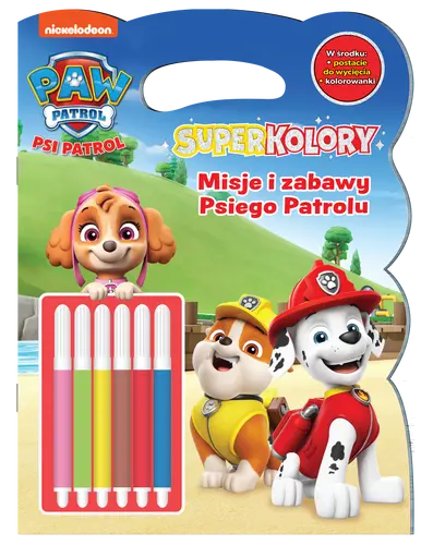 Okładka: Psi Patrol. Superkolory cz. 6 Misje i zabawy Psiego Patrolu