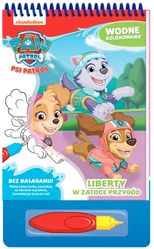 Okładka: Psi Patrol. Wodne kolorowanie cz. 13 Liberty w zatoce przygód