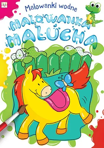 Okładka: Malowanka malucha. Malowanki wodne