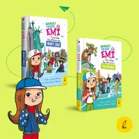 Okładka: Emi i Tajny Klub Superdziewczyn. Dookoła świata. Pakiet 2 tomy