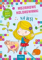 Okładka: Mozaikowe kolorowanki. Na wsi
