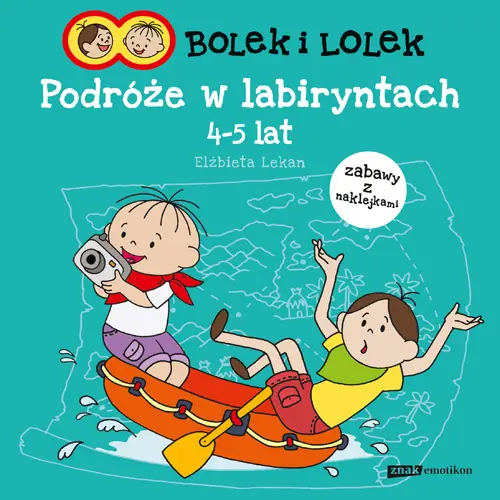Okładka: Bolek i Lolek. Podróże w labiryntach