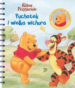 Okładka: bajkoczytacz maszyna + Puchatek i wielka wichura
