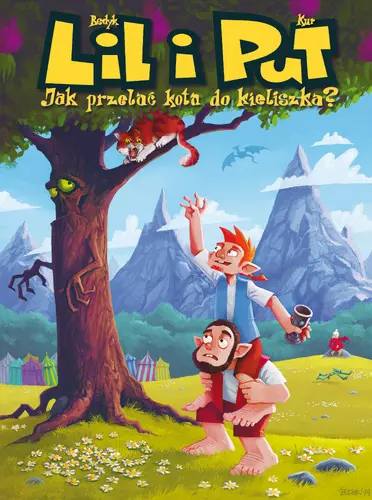 Okładka: Lil i Put. Jak przelać kota do kieliszka?, tom 1