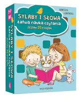 Okładka: Sylaby i słowa. Łatwa nauka czytania - zestaw 20 książek