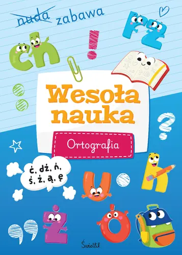 Okładka: Wesoła nauka. Ortografia