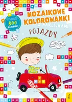 Okładka: Mozaikowe kolorowanki. Pojazdy