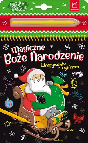 Okładka: Magiczne Boże Narodzenie. Zdrapywanka z rysikiem