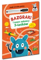 Okładka: Bazgraki i nowe zabawy 3-latków. Kapitan Nauka