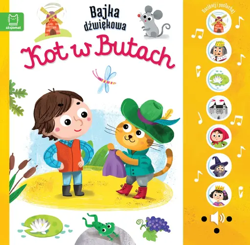 Okładka: Naciśnij i posłuchaj! Bajka dźwiękowa. Kot w Butach