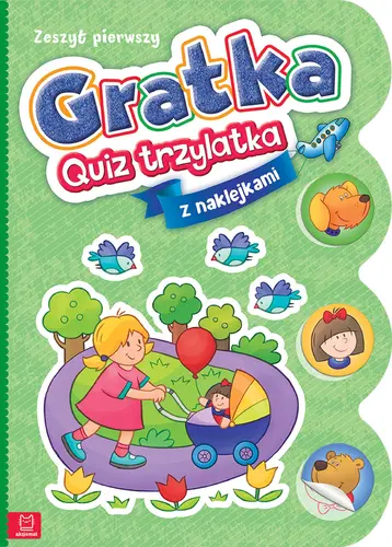 Okładka: Gratka-Quiz trzylatka. Zeszyt pierwszy