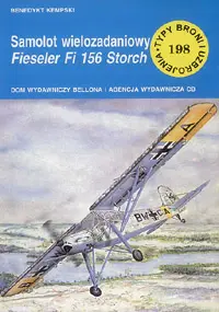 Okładka: Samolot wielozadaniowy Fieseler Fi 156 Storch. Zeszyt nr 198