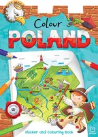 Okładka: Colour Poland. Sticker and Colouring Book for Children