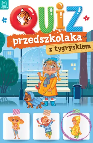 Okładka: Quiz przedszkolaka z tygryskiem