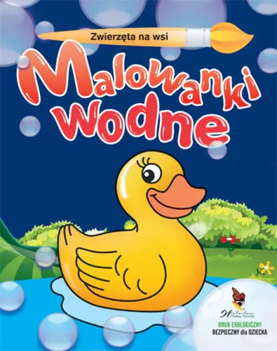 Okładka: Zwierzęta na wsi. Malowanki wodne