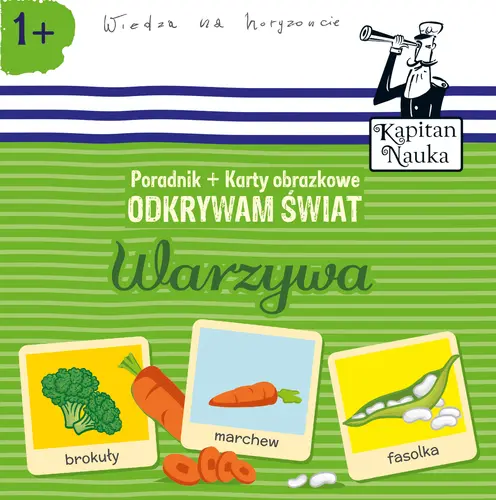 Okładka: Odkrywam świat Warzywa. Poradnik + karty obrazkowe