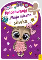 Okładka: Kolorowanka z wykrojnikiem. Moja śliczna sówka