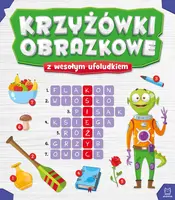 Okładka: Krzyżówki obrazkowe z wesołym ufoludkiem