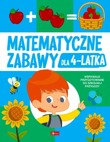 Okładka: Matematyczne zabawy dla 4-latka