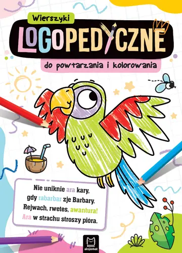 Okładka: Wierszyki logopedyczne do powtarzania i kolorowania