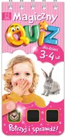 Okładka: Magiczny quiz dla dzieci 3-4 lata. Różowy