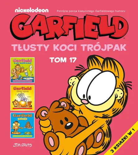 Okładka: Garfield. Tłusty koci trójpak. Tom 17