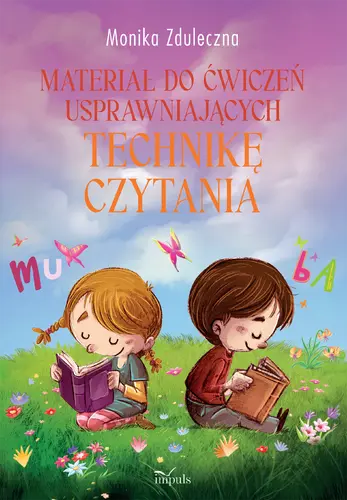 Okładka: Materiał do ćwiczeń usprawniających technikę czytania