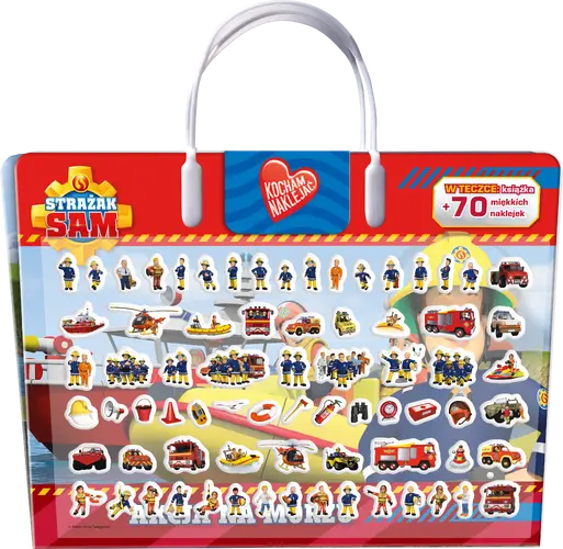 Okładka: Strażak Sam. Kocham naklejać. Akcja na morzu