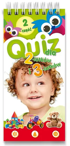 Okładka: Quiz dla 2-latków i 3-latków cz. 2
