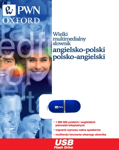 Okładka: Wielki multimedialny słownik angielsko-polski polsko-angielski PWN-Oxford na pendrive