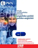 Okładka: Wielki multimedialny słownik angielsko-polski polsko-angielski PWN-Oxford na pendrive