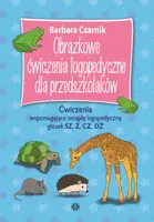 Okładka: Obrazkowe ćwiczenia logopedyczne dla przedszkolaków – SZ, Ż, CZ, DŻ