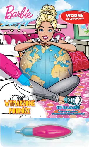 Okładka: Barbie. Wodne kolorowanie. Wymarzone podróże