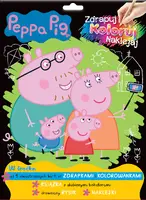 Okładka: Peppa Pig. Zdrapuj, koloruj, naklejaj
