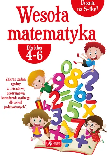 Okładka: Wesoła matematyka dla klas 4-6