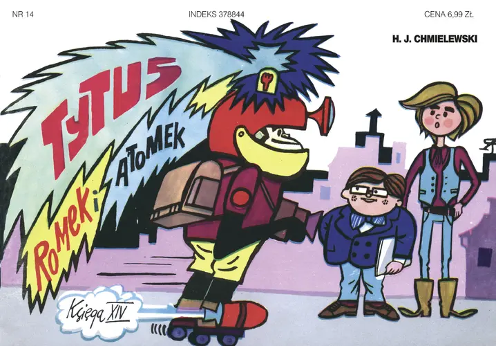 Okładka: Tytus, Romek i A'Tomek. Księga XIV.