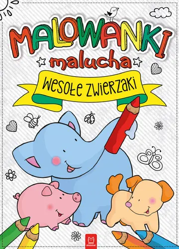 Okładka: Malowanki malucha. Wesołe zwierzaki