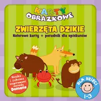 Okładka: Karty obrazkowe dla dzieci - Zwierzęta dzikie